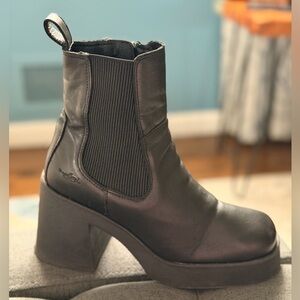 Black Platform Boots EUR 36